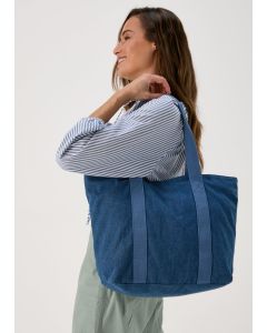 Denim Tote Bag-Blue-One Size