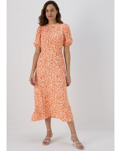 Floral Midi Tea Dress