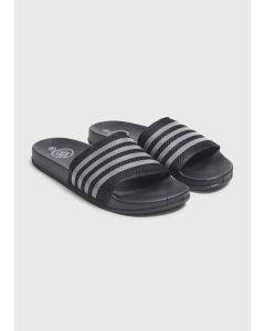 Mesh Stripe Comfort Sliders