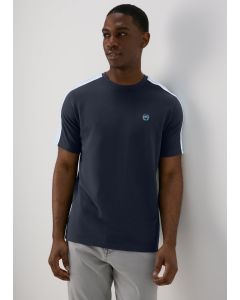 Shoulder Panel Pique T-Shirt