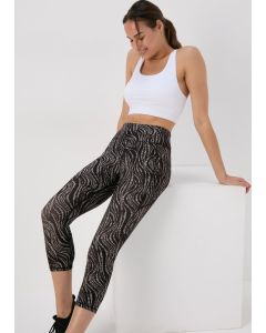 Souluxe Mono Printed Capri Leggings