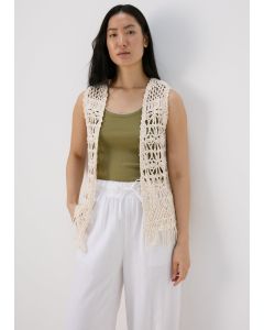 Fringe Hem Waistcoat