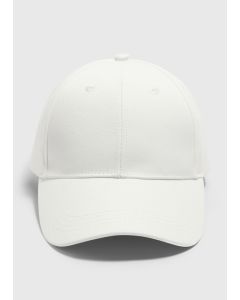 Plain Cap-White-One Size