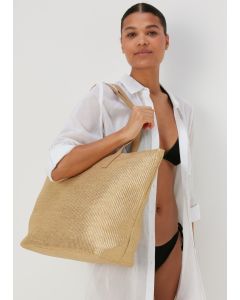 Straw Bag-Gold-One Size