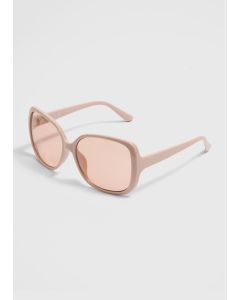 Plastic Sunglasses-Pink-One Size