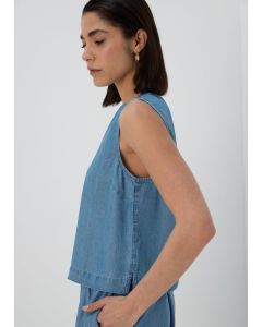 Denim Co Ord Vest