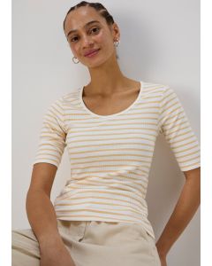 Stripe 3/4 length Sleeve T Shirt