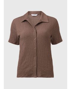 Textured Short Sleeve Jersey Shirt