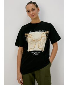  Butterfly Print T Shirt