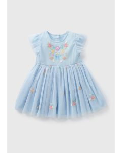 Girls EmbroideMesh Dress