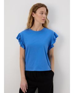 Frill Sleeve T-Shirt