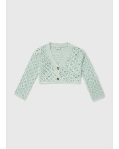 Girls  Honeydew Crochet Cardigan