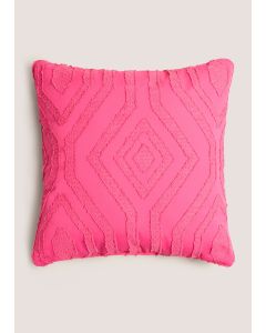 Geometric Pattern Cushion-Pink-One Size