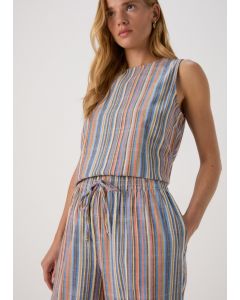 Yard Dye Stripe Co Ord Wide Leg Trousers