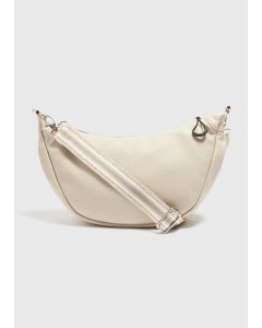 PU Moon Bag-Beige-One Size