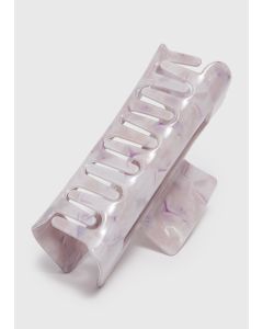 Resin Hair Clamp-Purple-One Size