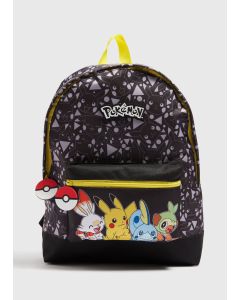 Pokemon Kids Backpack (39cm x 33cm)-Black