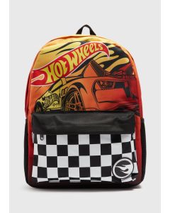 Hot Wheels Kids Backpack (41x30x14cm)-Black