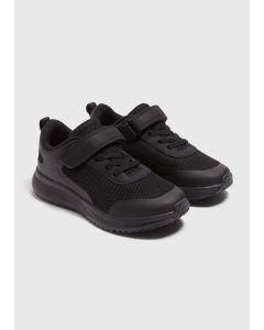 Boys Lace Up Velcro Trainers