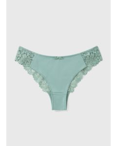 Lace Detail Brazilian Knickers