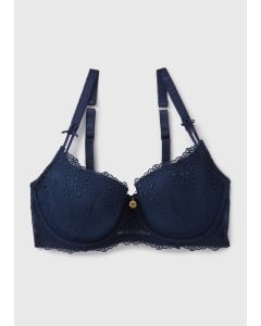 DD+ Embroidered Padded Bra