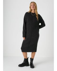 Front Seam Knitted Midi Dress