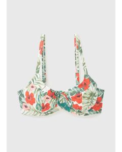 Floral Underwired Bikini Top