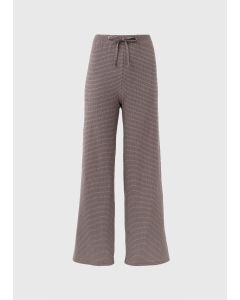 Taupe Textured Co Ord Trousers