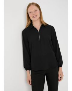 Et Vous Zip Up Blouse