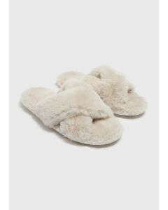 Fur Slipper Sliders