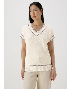 Cricket Knitted V-Neck Vest