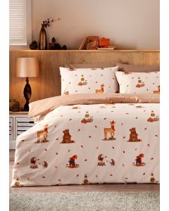 Woodland Animal Brushed Cotton Duvet Set