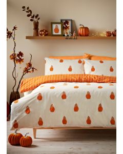 Pumpkin Dog Duvet Set