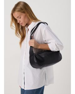 Oversized Shoulder Bag-Black-One Size