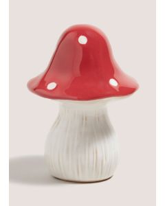 Ceramic Mushroom Ornament (9cmx9cmx12cm)-Red