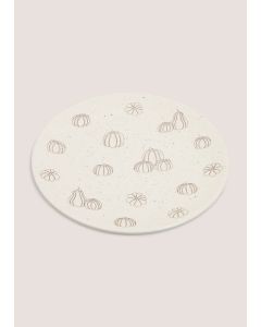 Pumpkin Neutral Plate-Off White-One Size