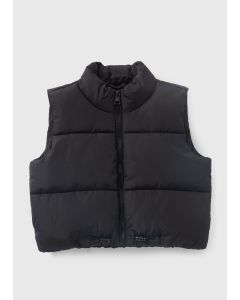 Girls Cropped Gilet