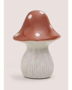 Mushroom Ornament (9cmx9cmx12cm) Red-Brown-One Size