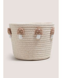 Mushroom Storage Basket (23cmx18cm)-Natural