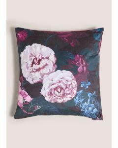 Floral Cushion-Pink-One Size