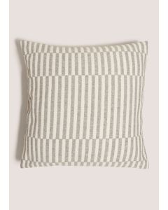 Stripe Cushion (43Cm X 43Cm)-Grey