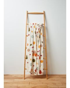 Pumpkin Printed Throw-Multi-One Size