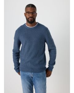 Ribbed Crew Neck Jumper