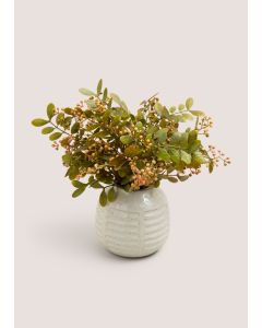 Shrub in Vase (20cmx20cmx34cm)-Green