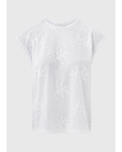 Floral Embroidered T-Shirt