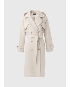 Et Vous Hooded Trench Coat