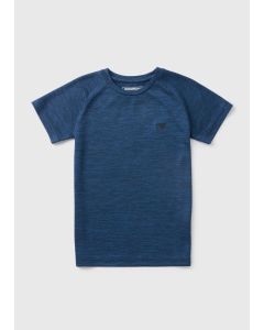 Boys Textured Sports T-Shirt