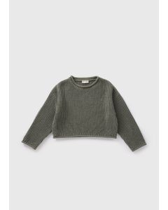 Girls Chenille Drop Shoulder Jumper