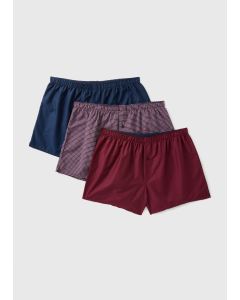 3 Pack Woven Boxers