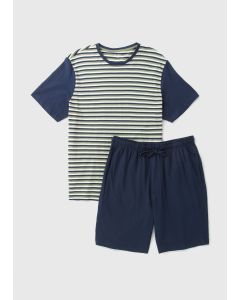 Striped Top & Shorts Pyjama Set